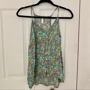 Colorful racerback top